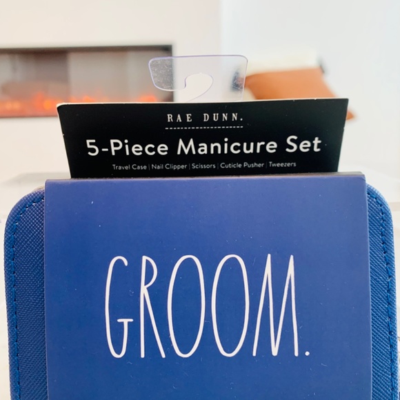 Rae Dunn GROOM 5 Piece Manicure Set - Picture 2 of 4